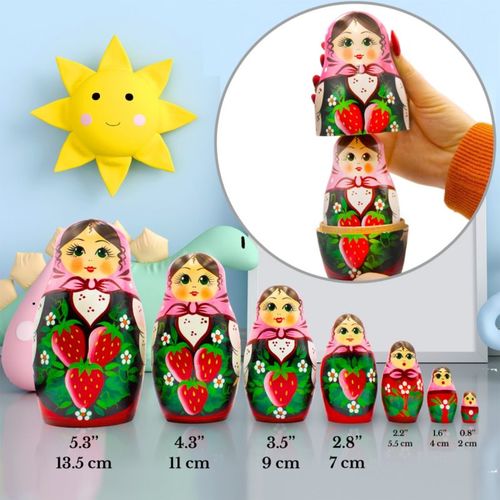 בבושקה מטריושקה מקורית 7 חלקים 7041