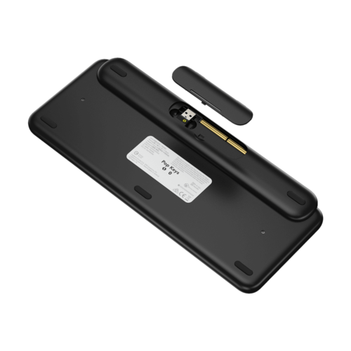 מקלדת מכאנית אלחוטית שחור צהוב LOGITECH POP KEYS