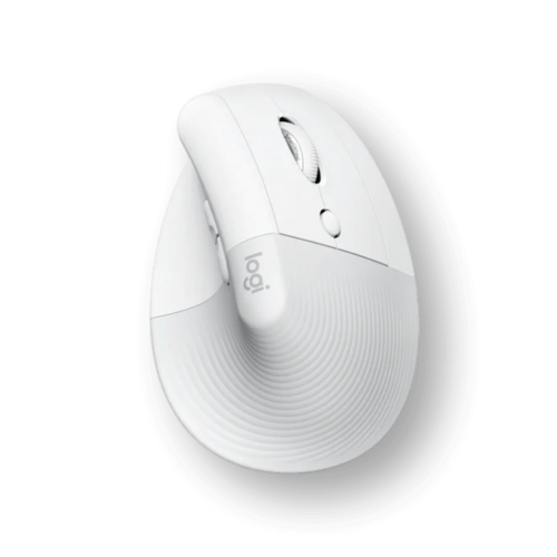 עכבר אלחוטי ארגונומי-LOGITECH LIFT FOR MAC – OFF WHITE