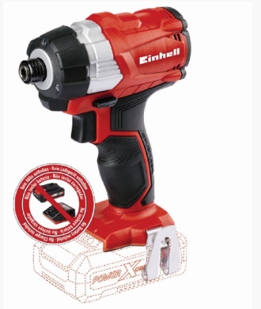  מברגת אימפקט נטענת 18V דגם EINHELL TE-CI 18/1 LI גוף בלבד! 