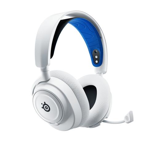 אוזניות גיימינג אלחוטיות SteelSeries Arctis Nova 7P PlayStation צבע לבן