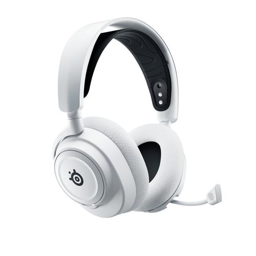 אוזניות גיימינג אלחוטיות SteelSeries Arctis Nova 7X Xbox צבע לבן