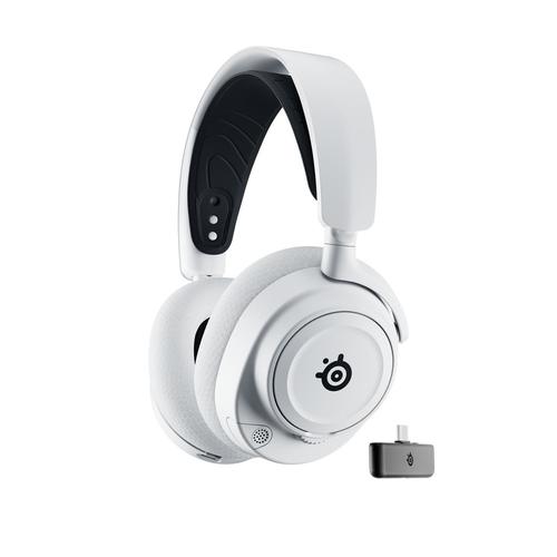 אוזניות גיימינג אלחוטיות SteelSeries Arctis Nova 7X Xbox צבע לבן