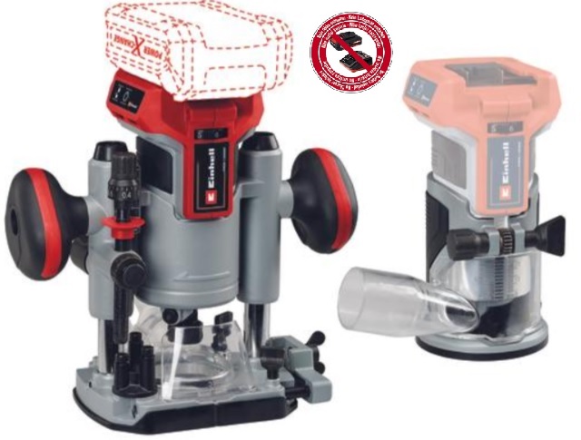 סט רוטר + טרימר נטען EINHELL TP-RO 18 SET 18V גופים בלבד!