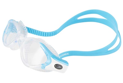 משקפי שחייה נשים ספידו דגם SPEEDO FUTURA BIOFUSE תכלת-לבן