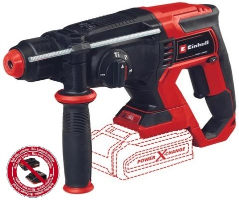 פטישון נטען 1.6J 18V תוצרת EINHELL TE-HD 18/20 LI -SOLO – גוף בלבד!