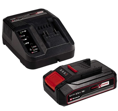  סוללת ליתיום 2.5AH 18V עם מטען 18V תוצרת Einhell 