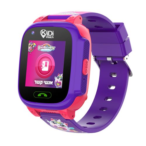 שעון טלפון חכם חד קרן דור 4 קידיווטש - Kidiwatch Rainbocorns 4G