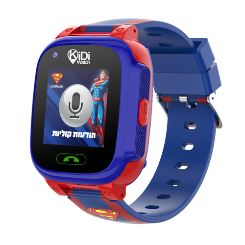 שעון טלפון חכם סופרמן דור 4 קידיווטש - Kidiwatch Superman 4G