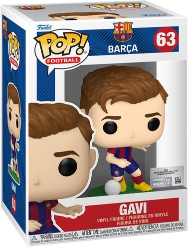 בובת פופ כדורגל: ברצולנה - גאבי - #63 Funko POP! Football: Barcelona - Gavi