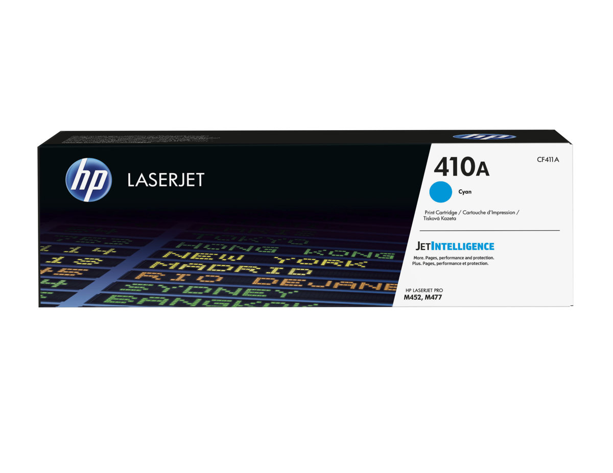  טונר מקורי בציאן כחול HP 410A למדפסות    LaserJet‏ CF411A
