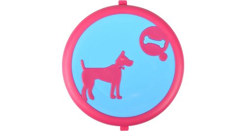 פריסבי לכלב ורוד וכחול 22 ס