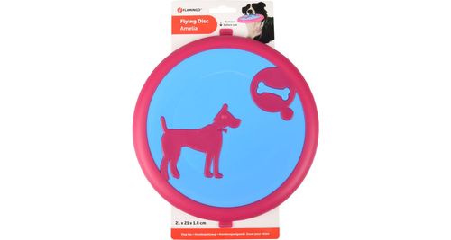 פריסבי לכלב ורוד וכחול 22 ס