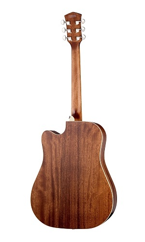 גיטרה אקוסטית מוגברת עם נרתיק CORT PURE-DCF NS Cutaway with Fishman, Sitka Spruce Top