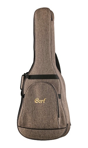 גיטרה אקוסטית מוגברת עם נרתיק CORT PURE-DCF NS Cutaway with Fishman, Sitka Spruce Top