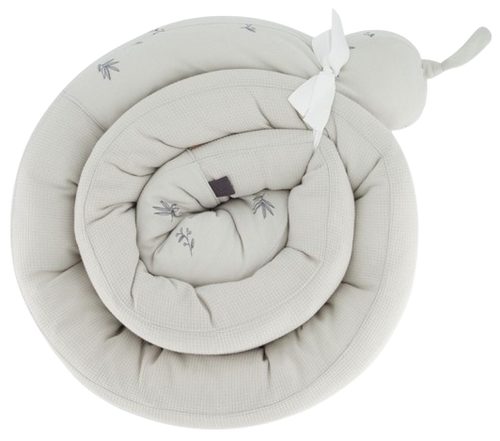 נחשוש - נחש בד ארוך 100% כותנה ג'רזי מקולקציית BOHO בוהו - מנטה עלים