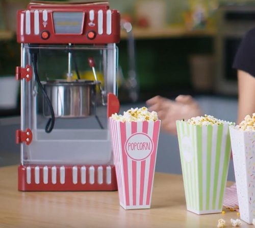  מכשיר פופקורן ענק MOVIE STAR ATL-202 Gold line