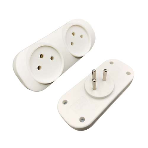  מפצל לשקע 2 יציאות