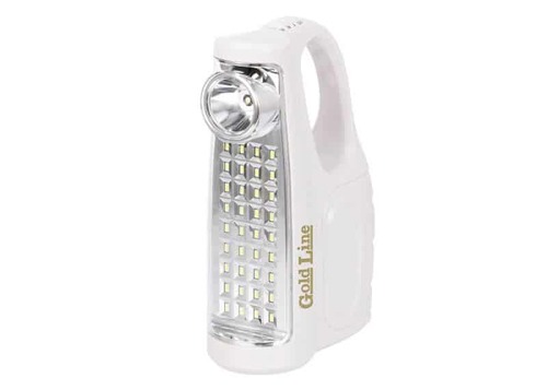  תאורה נטענת ניידת 36 נורות SMD LED + פנס ותאורת צד