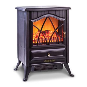  קמין חימום חשמלי דקורטיבי דגם ATL-2902B גולד ליין Gold Line