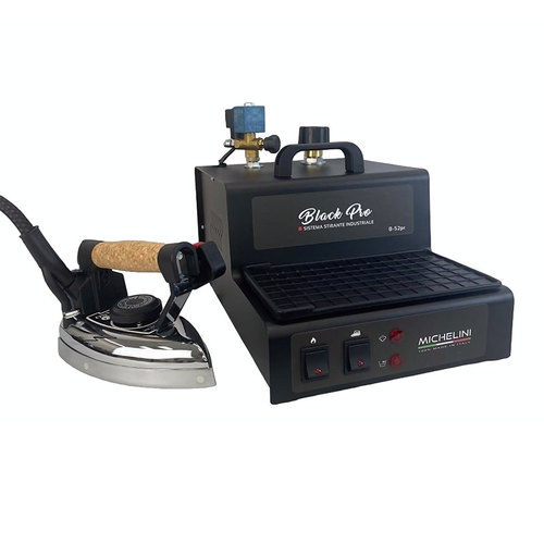 מגהץ קיטור מקצועי טורבו Michelini מיקליני Black Pro B-52PR