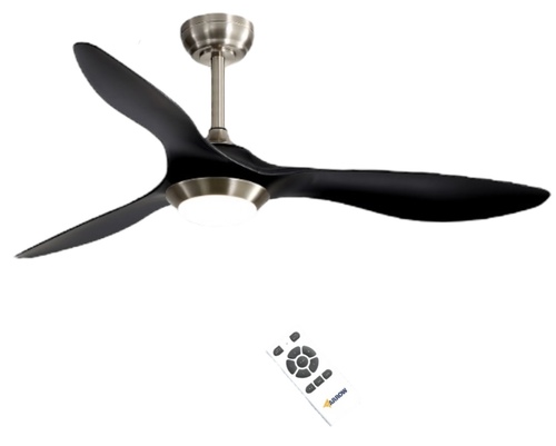 מאוורר תקרה 52״   + שלט צבע שחור ARROW