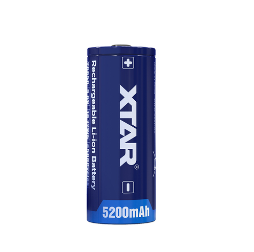 סוללה לפנס XSTAR 26650 5200mAh
