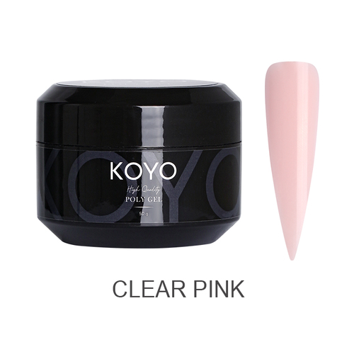 פוליג'ל 50 גרם בקופסא KOYO CLEAR PINK