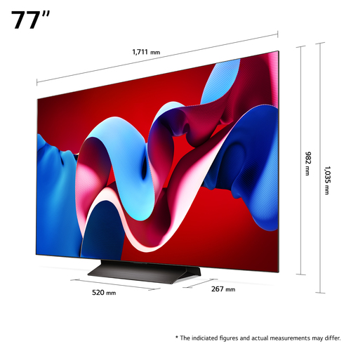 טלויזיה חכמה LG OLED 77C4