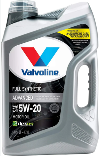 ‏שמן מנוע Valvoline Advanced 5W-20 | ‏4.73 ליטר