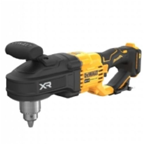 מקדחת זווית נטענת DEWALT DCD444N 18V XR - גוף בלבד עם ראש זוויתי, תפסנית 13 מ