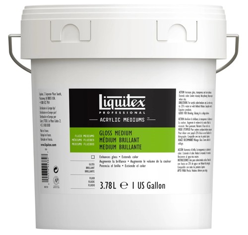 מדיום מבריק לצבעי אקריליק Professional Gloss Medium ( מגוון גדלים לבחירה)