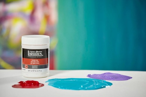 ג'ל מדיום מבריק לצבעי אקריליק Professional Gloss Gel ( נפח 237 מ