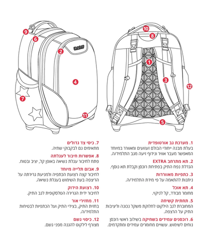 תיק X Bag  קרטיב ורוד