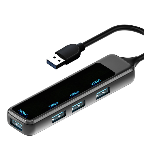 מפצל /מתאם USB  גרסה 3.0V לארבע יציאות 
