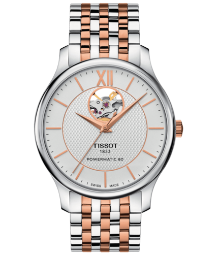 Tissot Tradition Powermatic 80 Open Heart T0639072203801