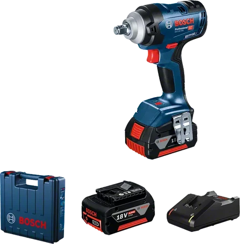 מפתח רטיטה נטען 18V כולל סוללה ומטען דגם GDS 18V-400 יצרן בוש
