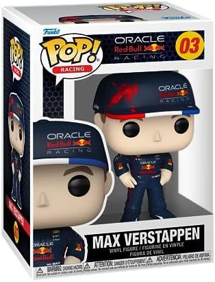 בובת פופ מרוצים: פורמולה 1 - מקס ורסטאפן - Funko POP!: Racing - Formula 1 - Max Verstappen #03