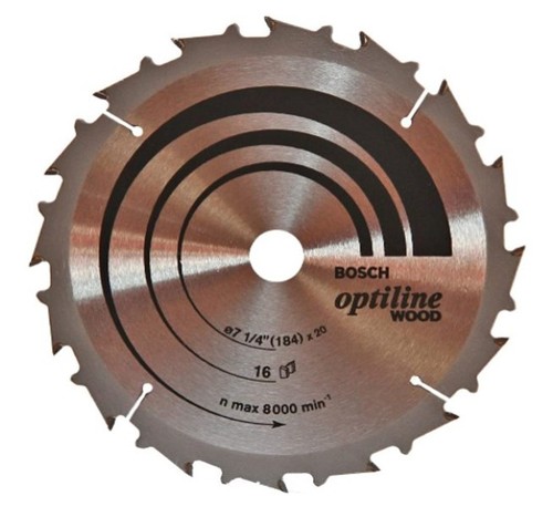 להב Optiline Wood לעץ קשה, רך ו- MDF קוטר 
