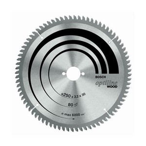 להב Optiline Wood לעץ קשה, רך ו- MDF קוטר "10 - 100 שיניים Bosch