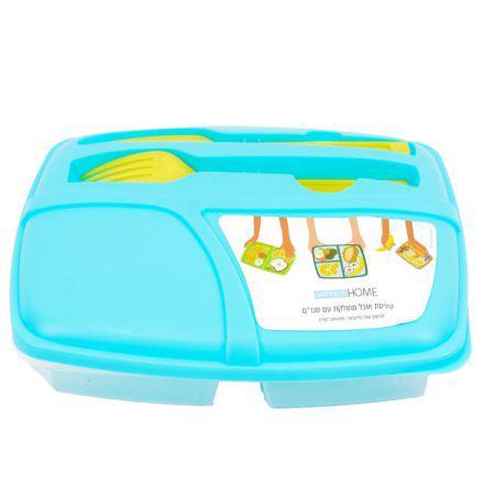 קופסת אוכל מחולקת BPA FREE 