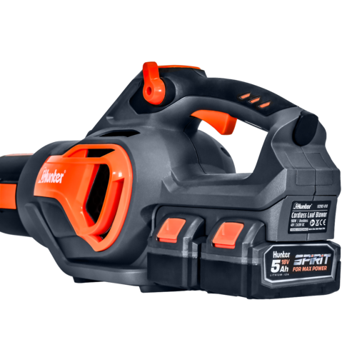 סט מפוח עלים נטען 2X20V Brushless עם זוג סוללות 4Ah ומטען כפול + רצועת שעינה 102903-012
