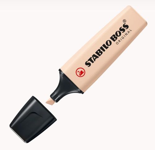 חדש! סט 6 טושי הדגשה גוונים טבעים STABILO BOSS NatureCOLORS