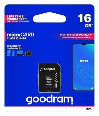 GoodRam Micro SDHC 16gb U1 CLASS 10