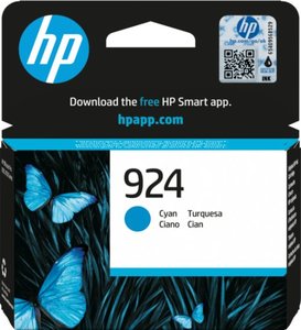 ראש דיו כחול מקורי HP 924 4K0U3NE