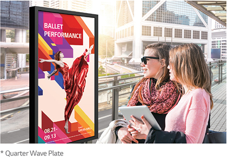 צג חוץ LG 86XE3FS Signage Monitor 86 inch
