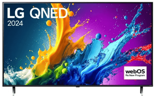 טלוויזיה חכמה "65 ברזולוציית QNED 4K דגם LG 65QNED80T6B