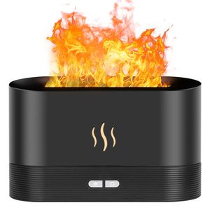 מכשיר אדים ארומהתראפי עם אפקט להבה וכיבוי אוטומטי