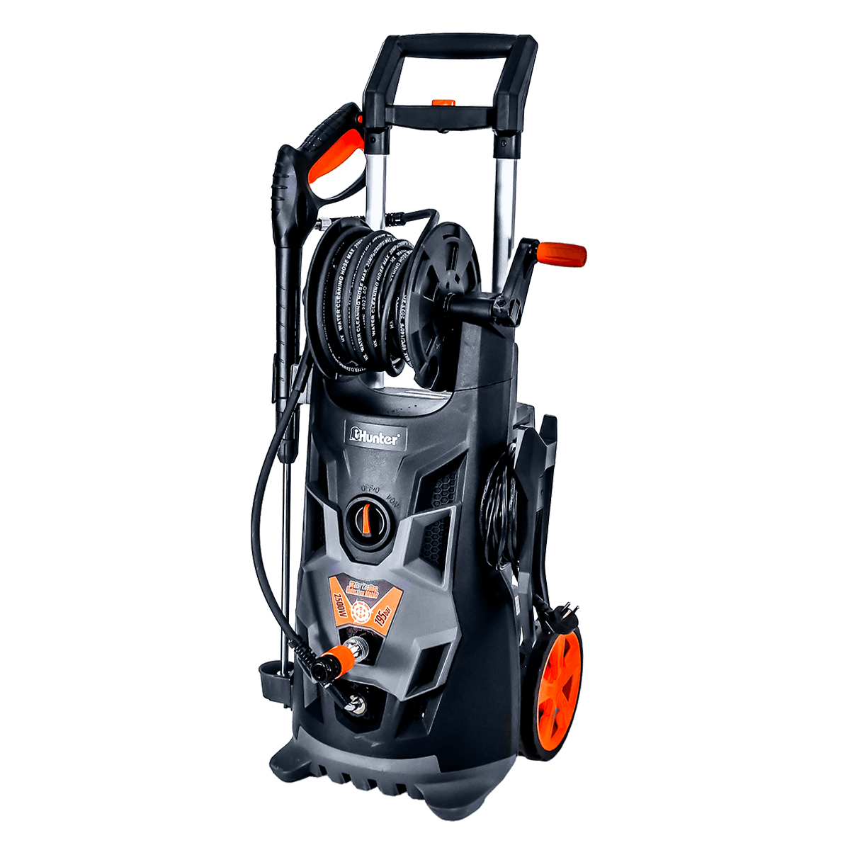 מכונת שטיפה 195BAR מנוע אינדוקציה 2500W Hunter