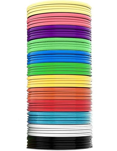 12 סלילי מילוי צבעוניים לעט חשמלי (5 מטר כל אחד)